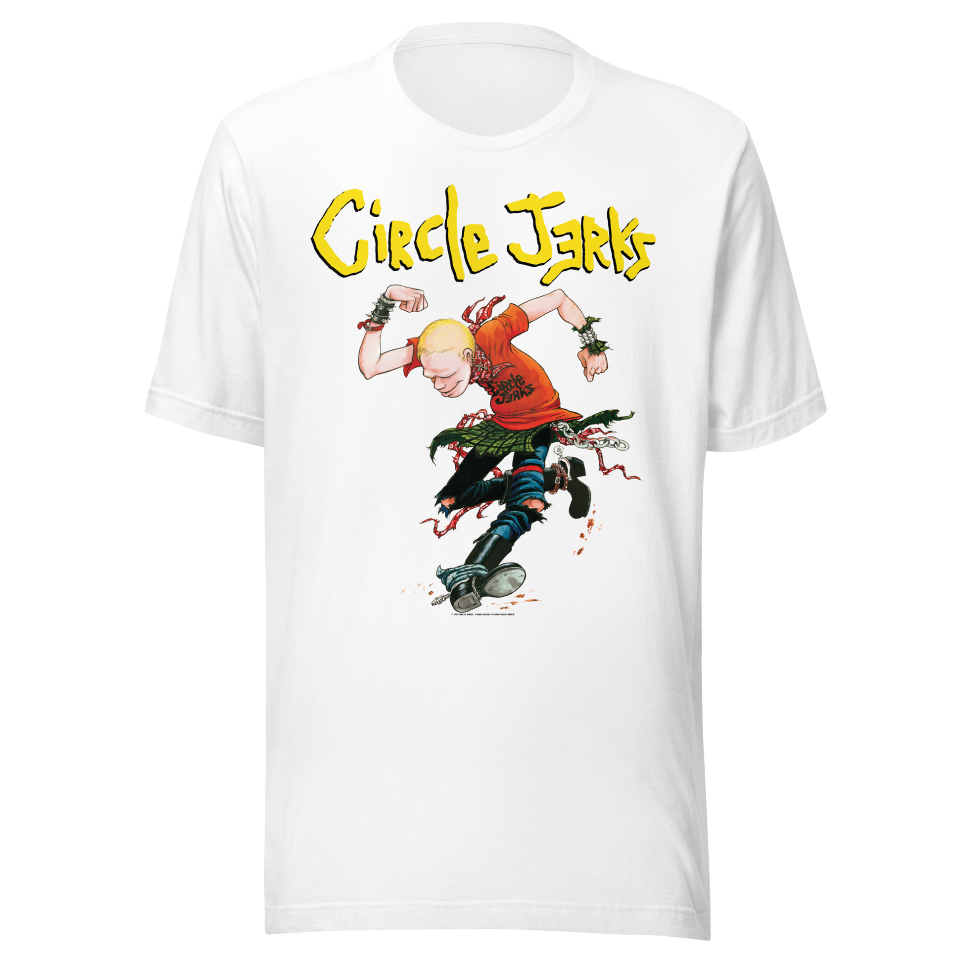 Circle Jerks Kick It T-Shirt White