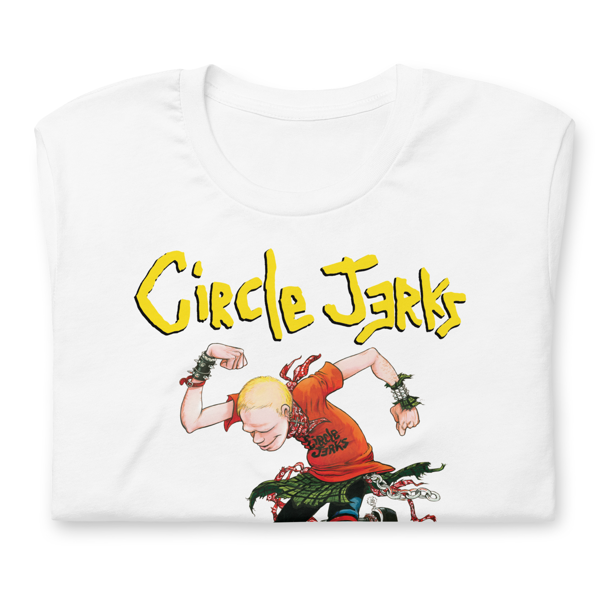 Circle Jerks Kick It T-Shirt White