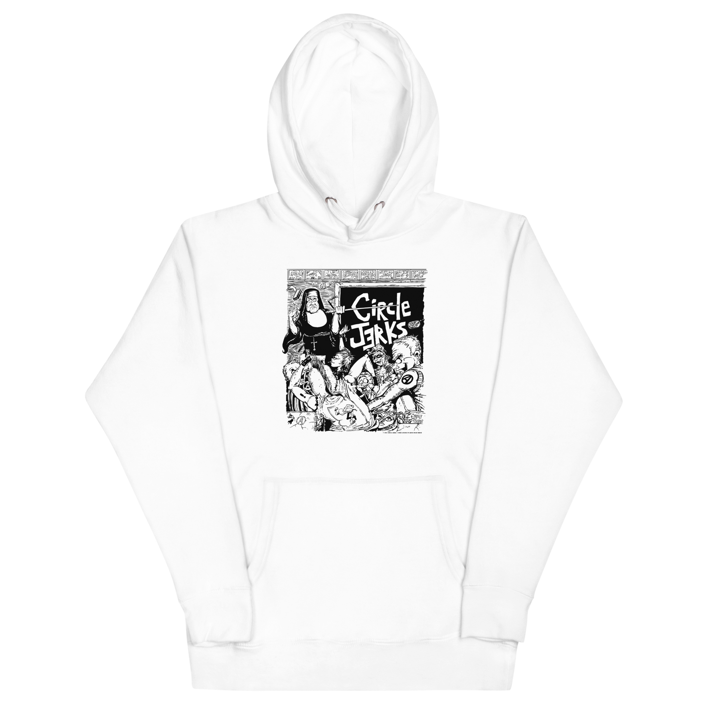 Circle Jerks Oddities Hoodie White