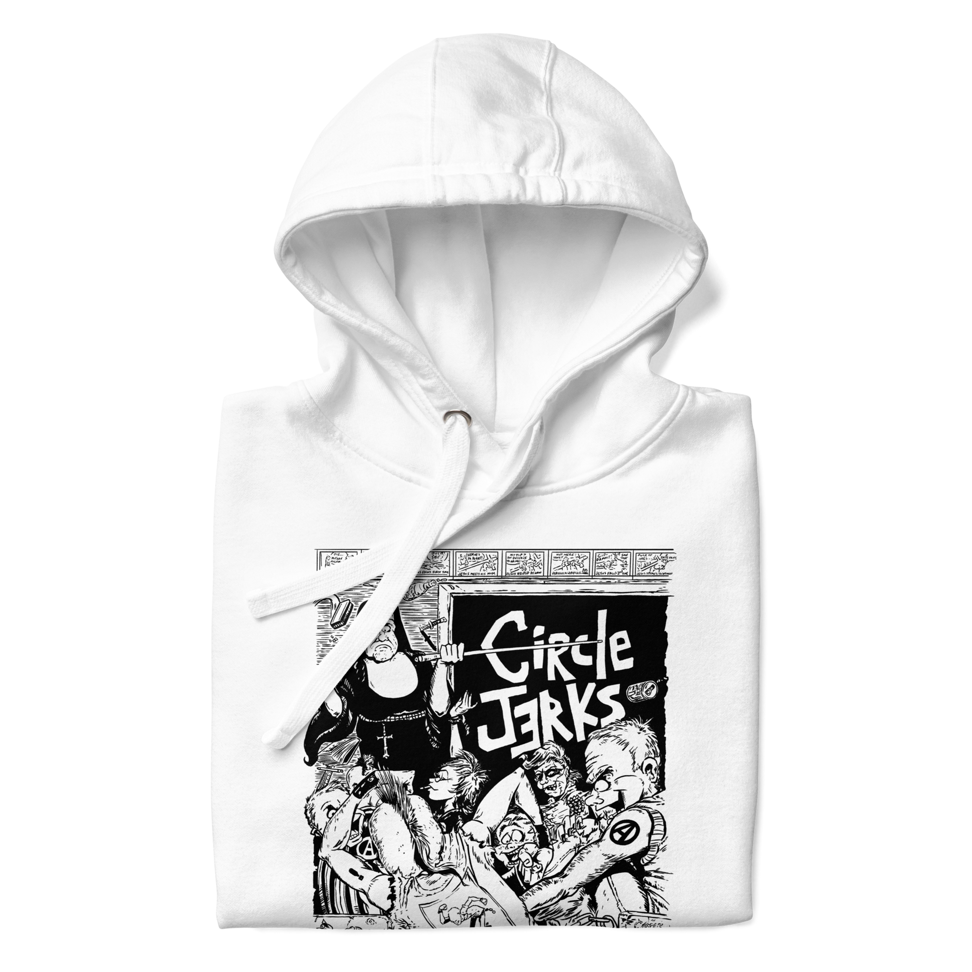 Circle Jerks Oddities Hoodie White