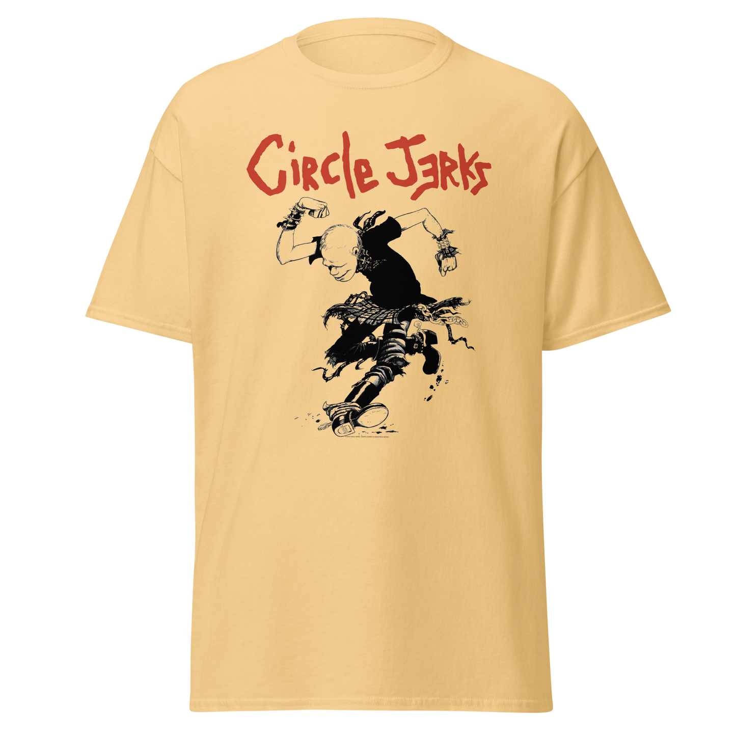 Circle Jerks Stomp T-Shirt Yellow