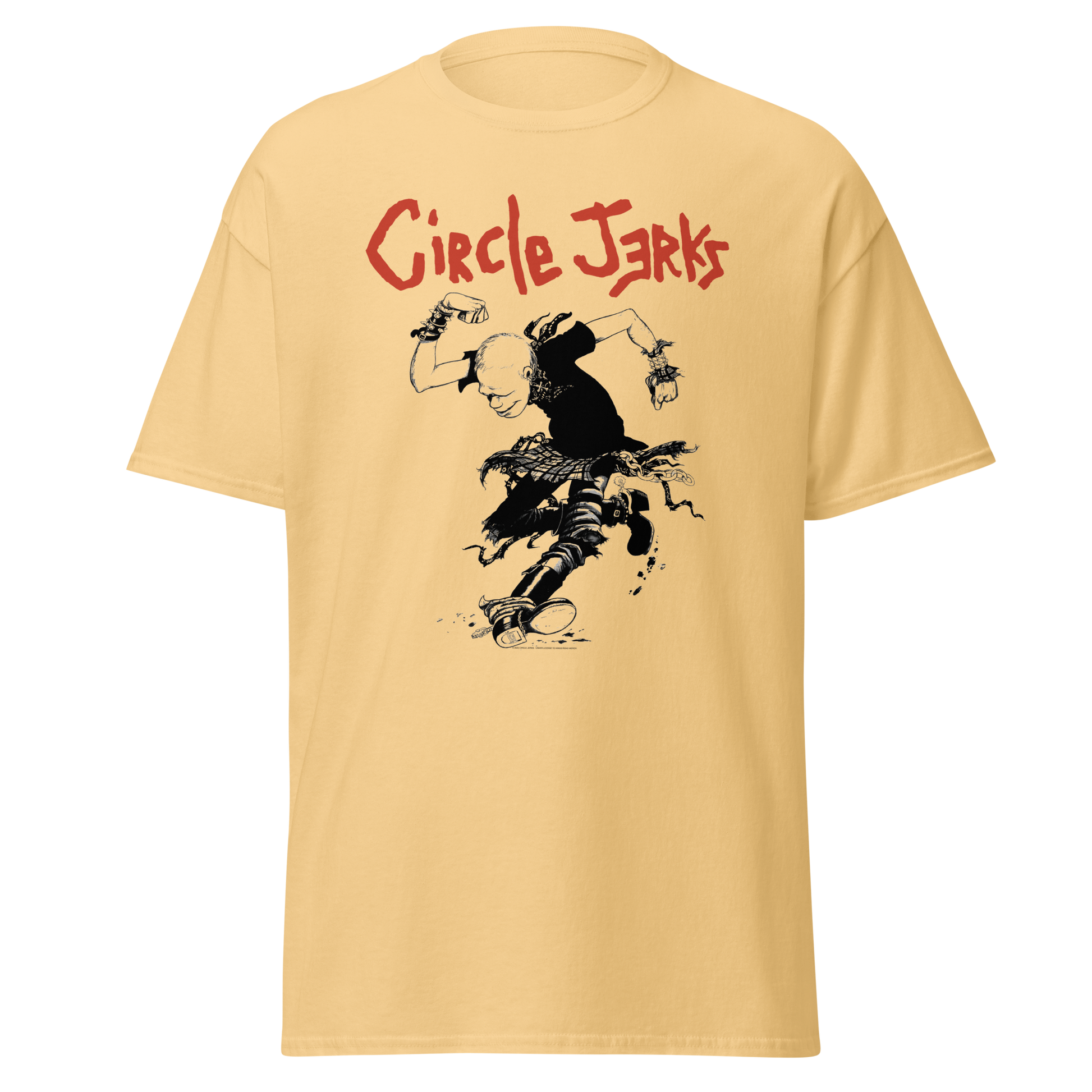 Circle Jerks Stomp T-Shirt Yellow