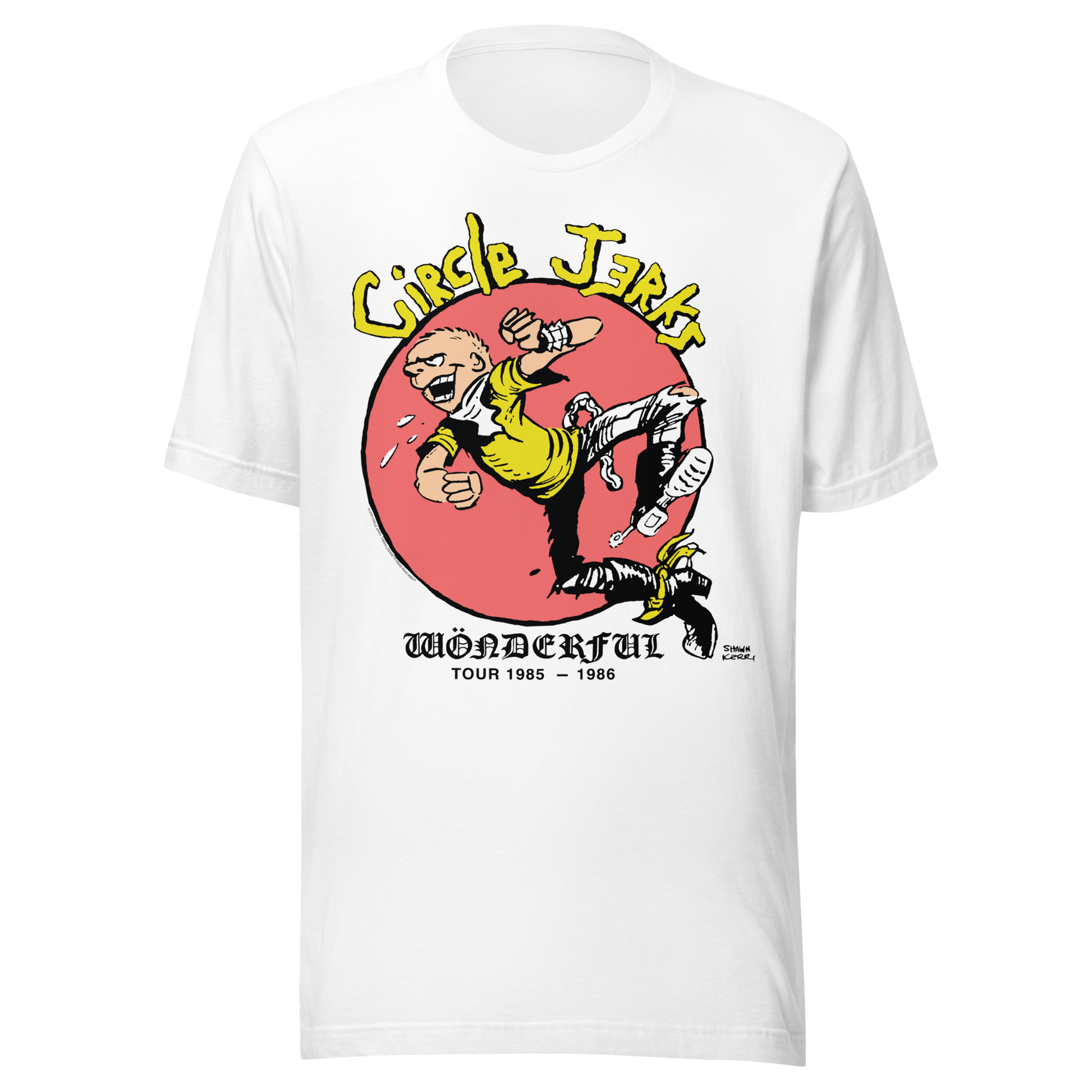 Circle Jerks Vintage 85-86 Tour T-Shirt White