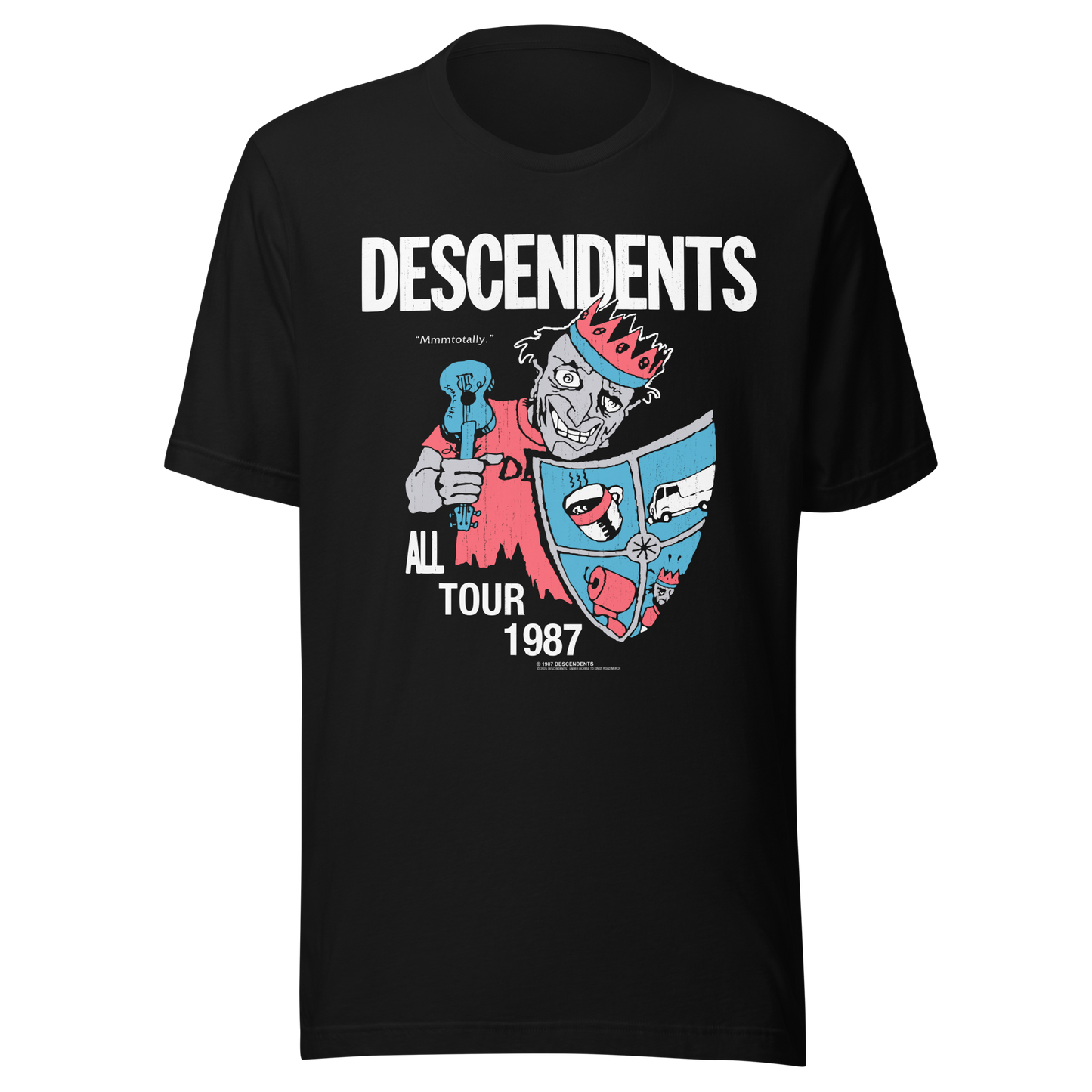 Descendents 1987 Tour Vintage T-Shirt Black