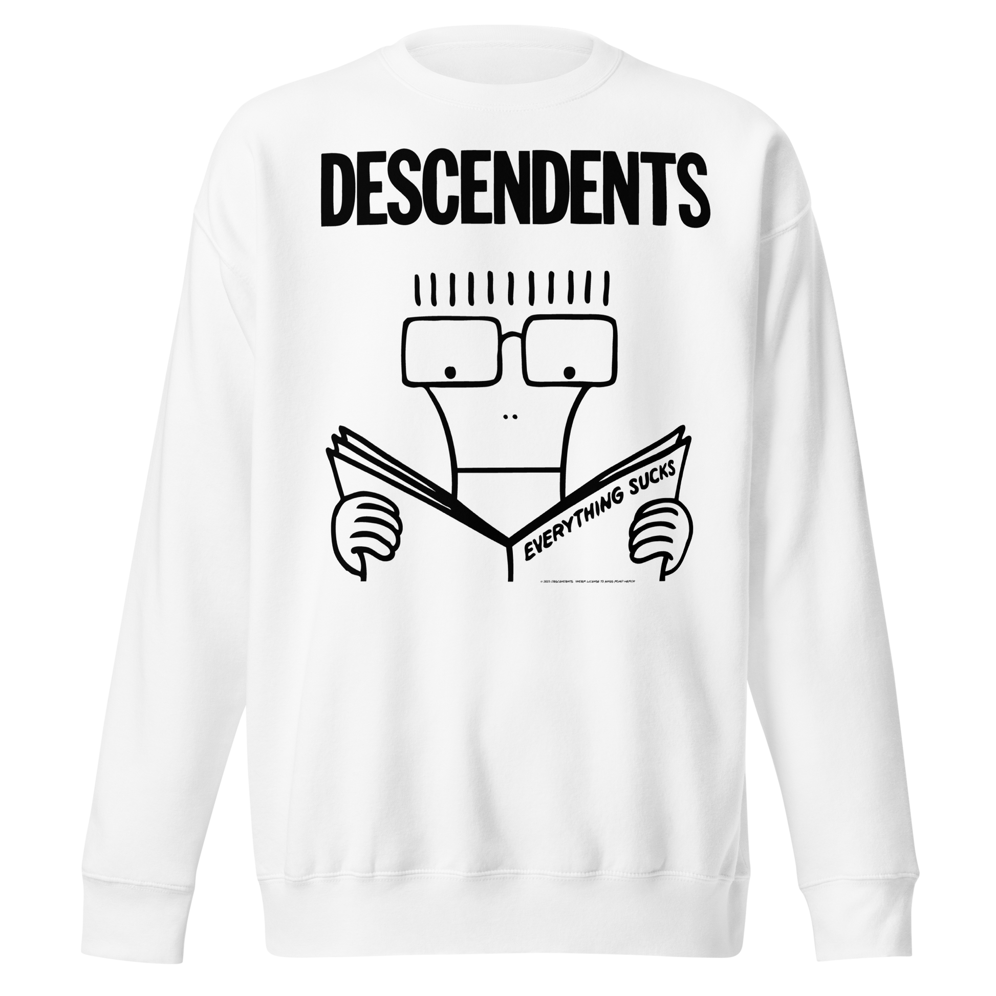 Descendents Everything Sucks Sweatshirt White