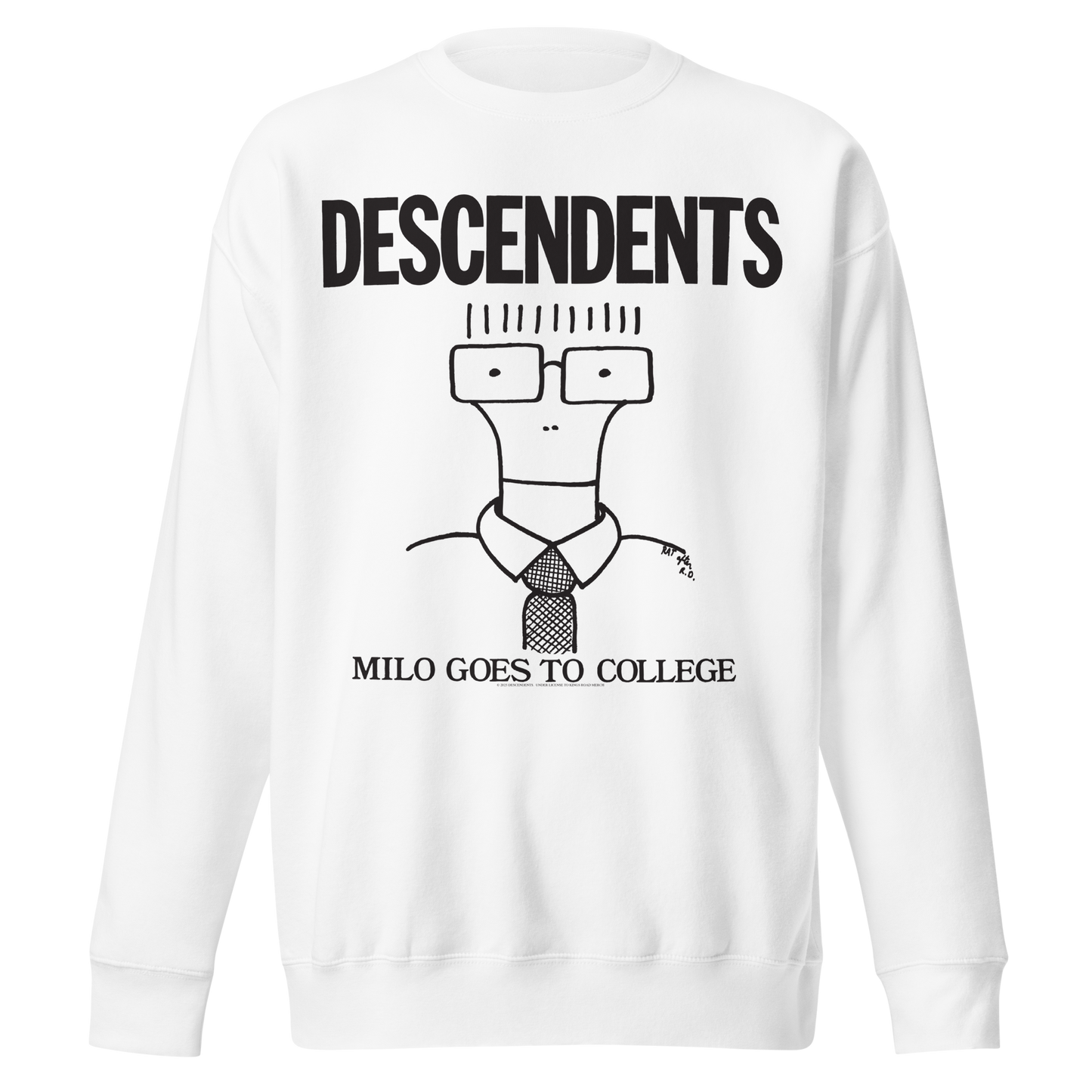 Descendents Milo College Sweatshirt White