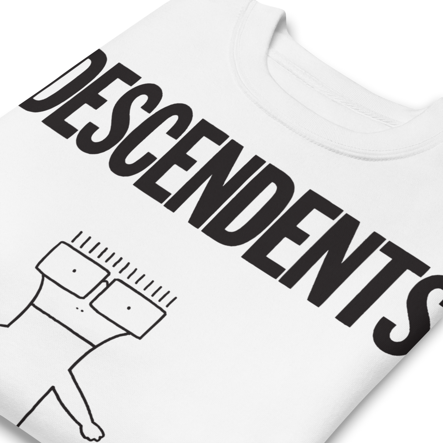 Descendents No Grow Up Sweatshirt White