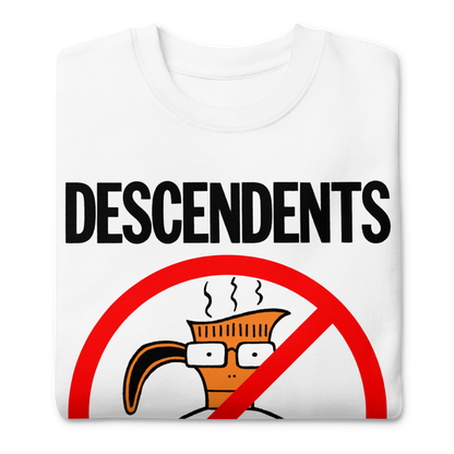 Descendents Thou Shalt Not Decaf Sweatshirt White