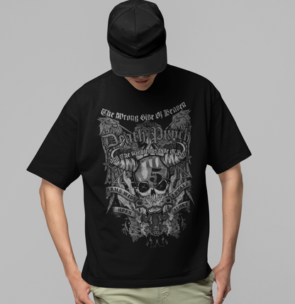 Stakes Five Finger Death Punch - Righteous Side of Evil Jumbo Print T-Shirt Black