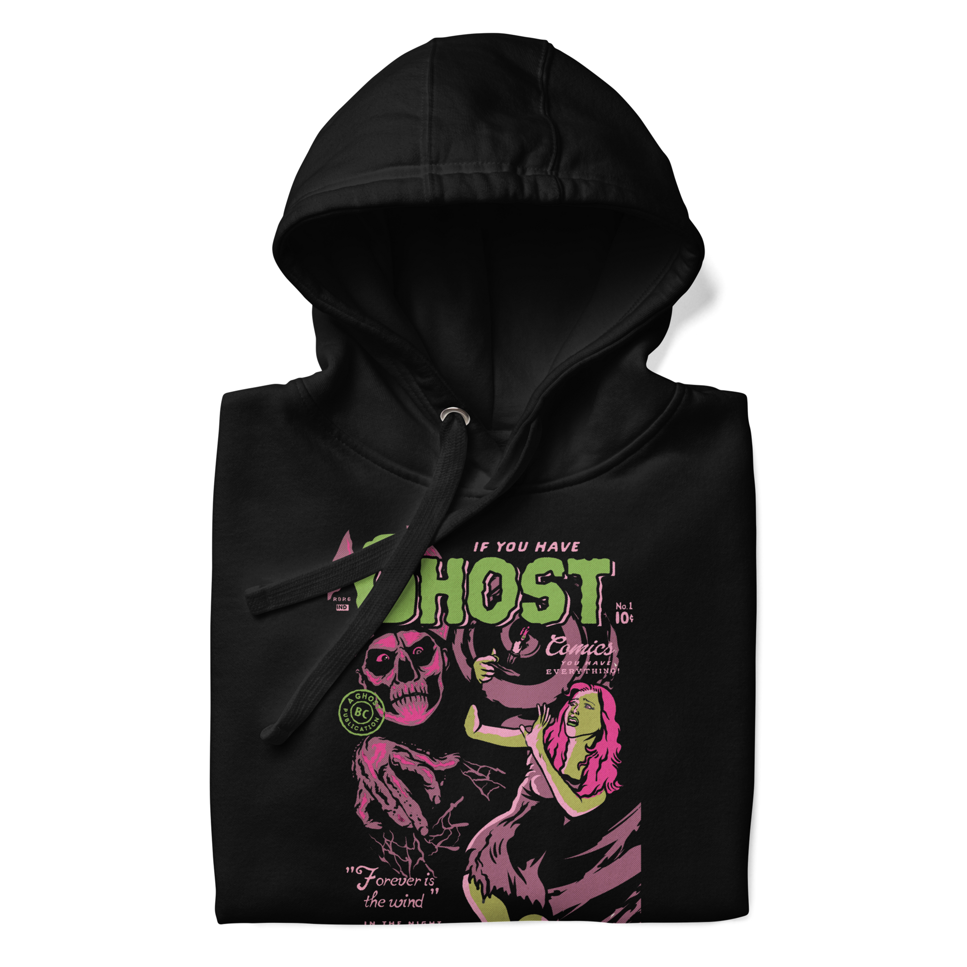 Ghost Comics Vintage Hoodie Black