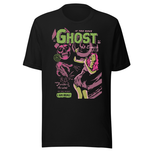 Ghost Comics Vintage T-Shirt Black