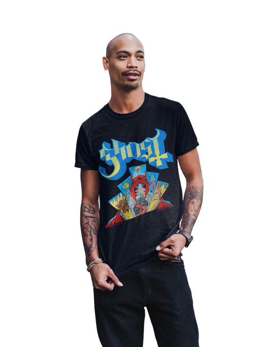 Ghost - Devil's Mouth Jumbo Print T-Shirt Black