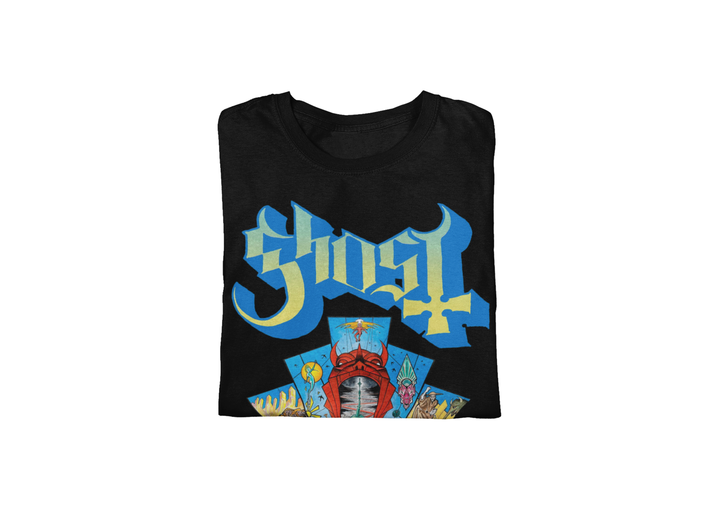 Ghost - Devil's Mouth Jumbo Print T-Shirt Black