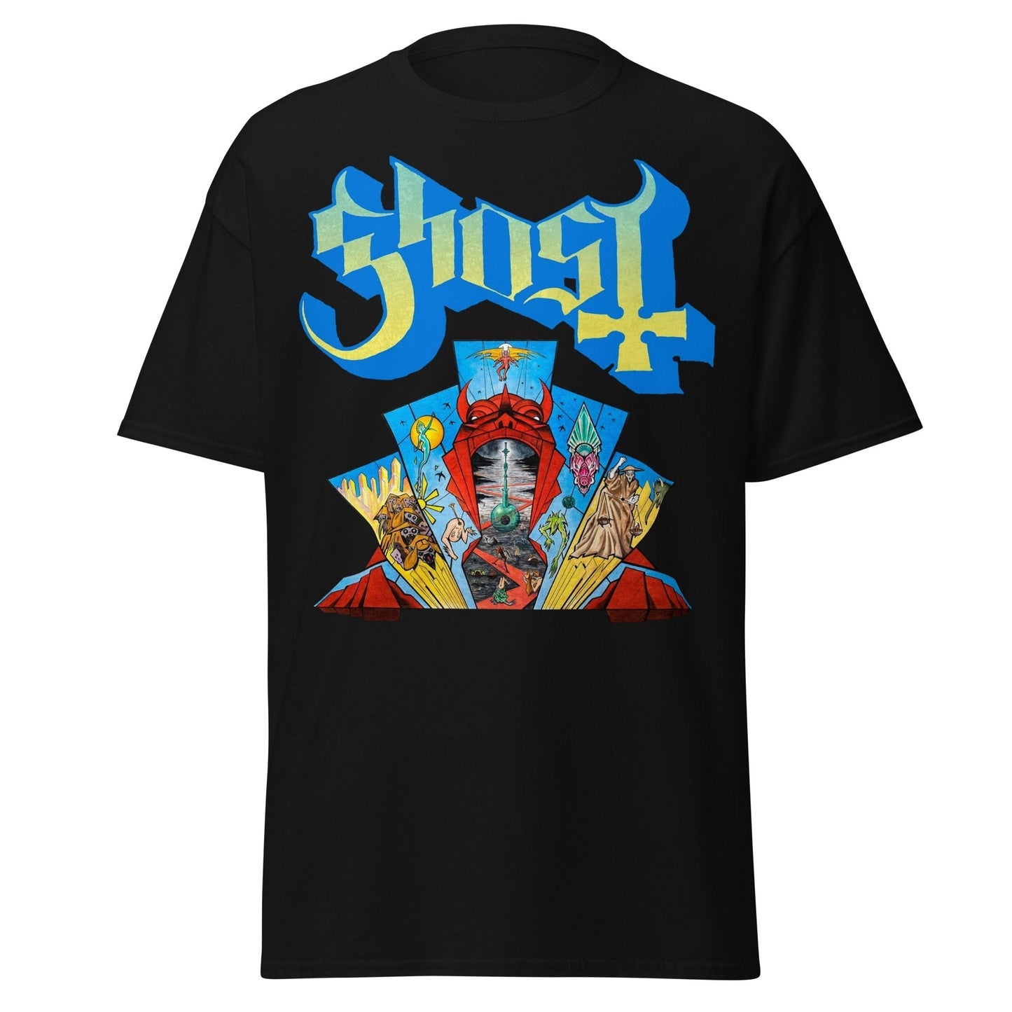 Ghost - Devil's Mouth Jumbo Print T-Shirt Black
