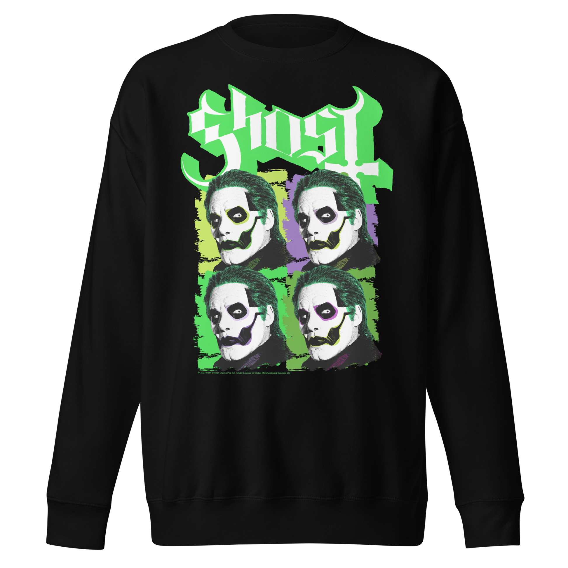 Ghost Green Jokers Jumbo Print Sweatshirt Black
