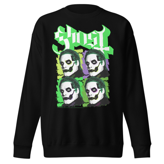 Ghost Green Jokers Jumbo Print Sweatshirt Black