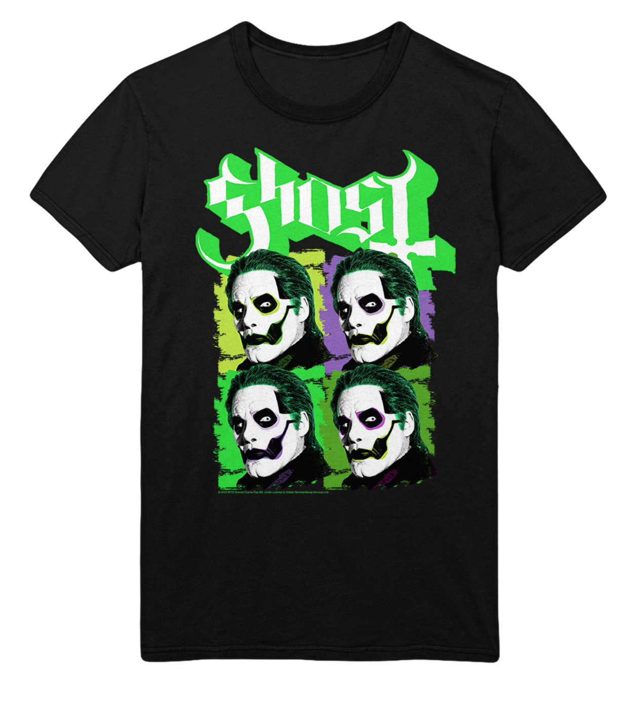 Ghost Green Jokers Jumbo Print T-Shirt Black