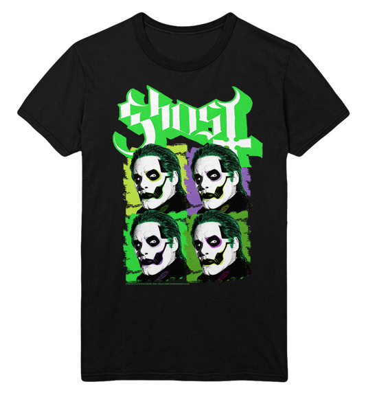 Ghost Green Jokers Jumbo Print T-Shirt Black