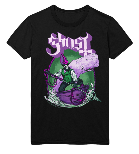 Ghost High Seas Jumbo Print T-Shirt Black