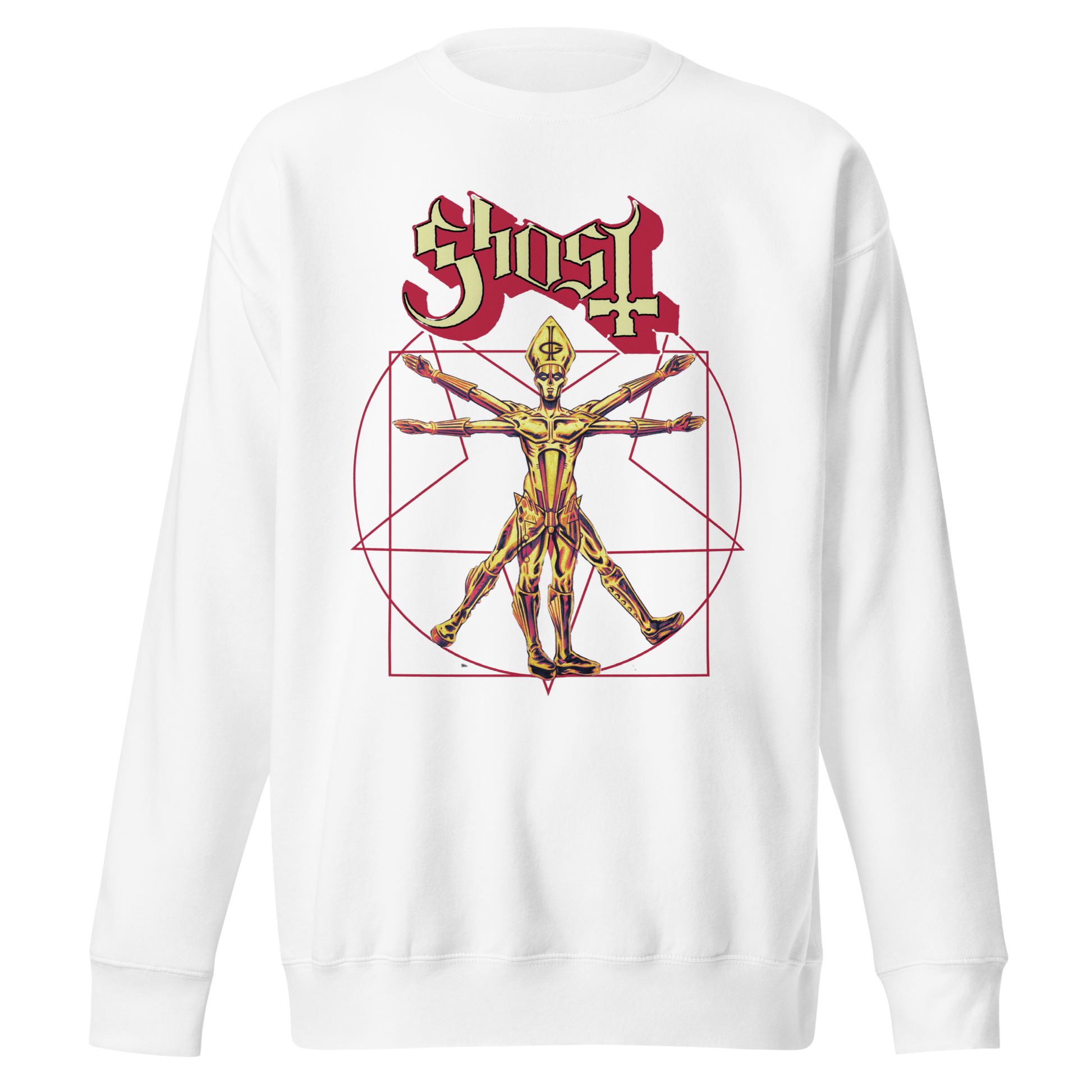 Ghost - In the Machine Jumbo Print Sweatshirt Black