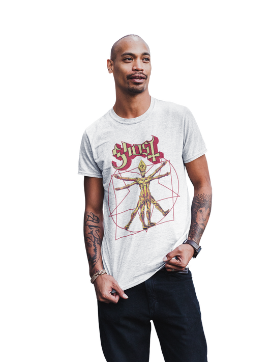 Ghost - In the Machine Jumbo Print T-Shirt Black