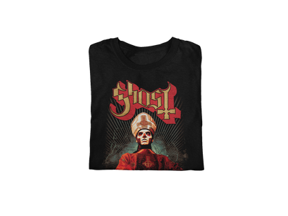 Ghost - Kiss the Ring Jumbo Print T-Shirt Black