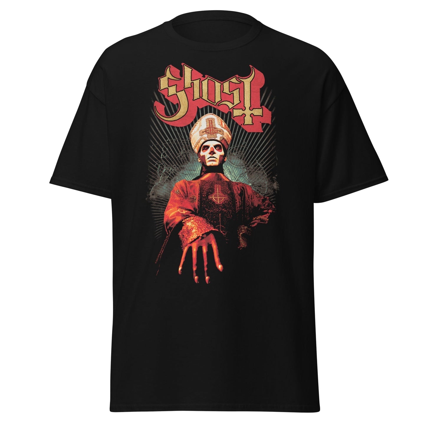 Ghost - Kiss the Ring Jumbo Print T-Shirt Black