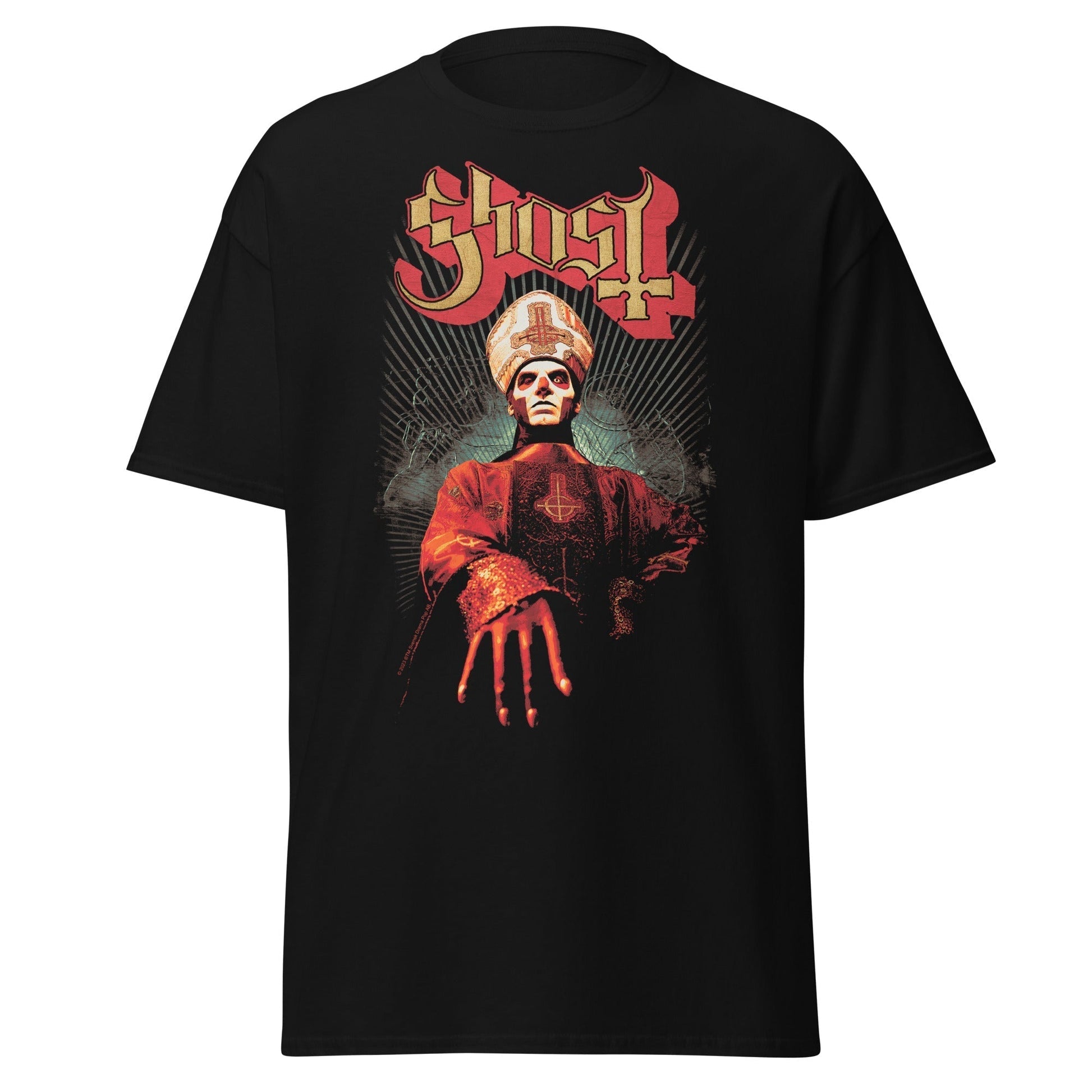 Ghost - Kiss the Ring Jumbo Print T-Shirt Black