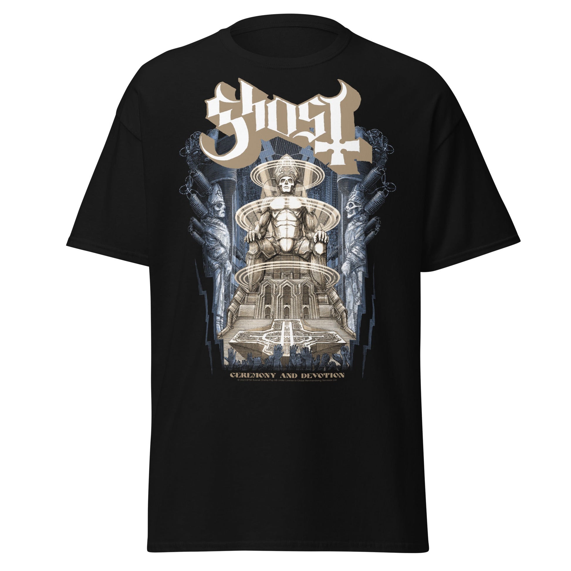 Ghost - Monument Jumbo Print T-Shirt Black