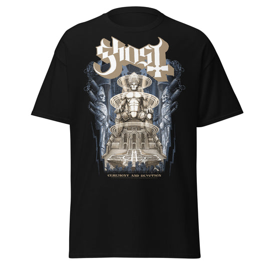Ghost - Monument Jumbo Print T-Shirt Black