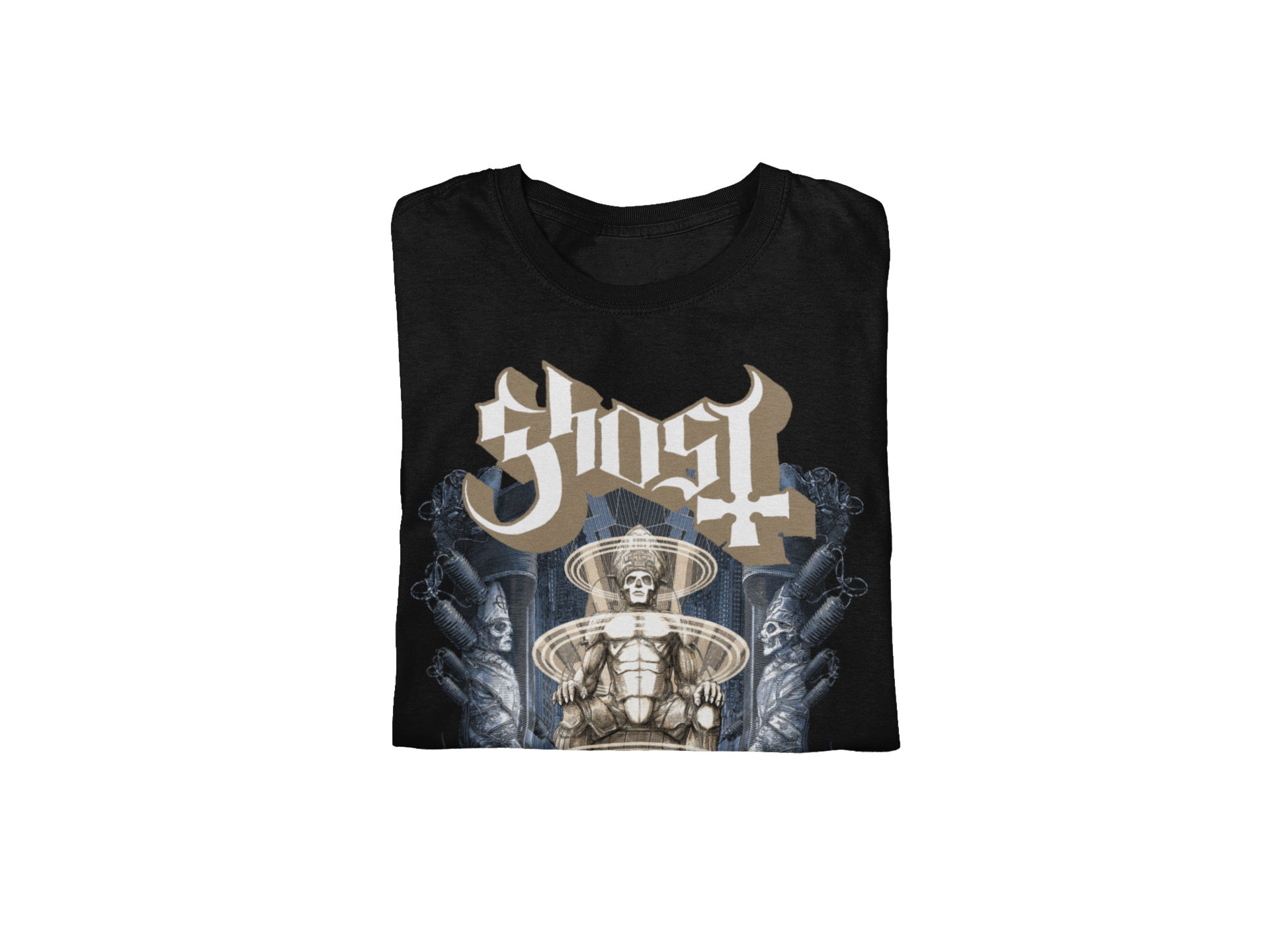 Ghost - Monument Jumbo Print T-Shirt Black