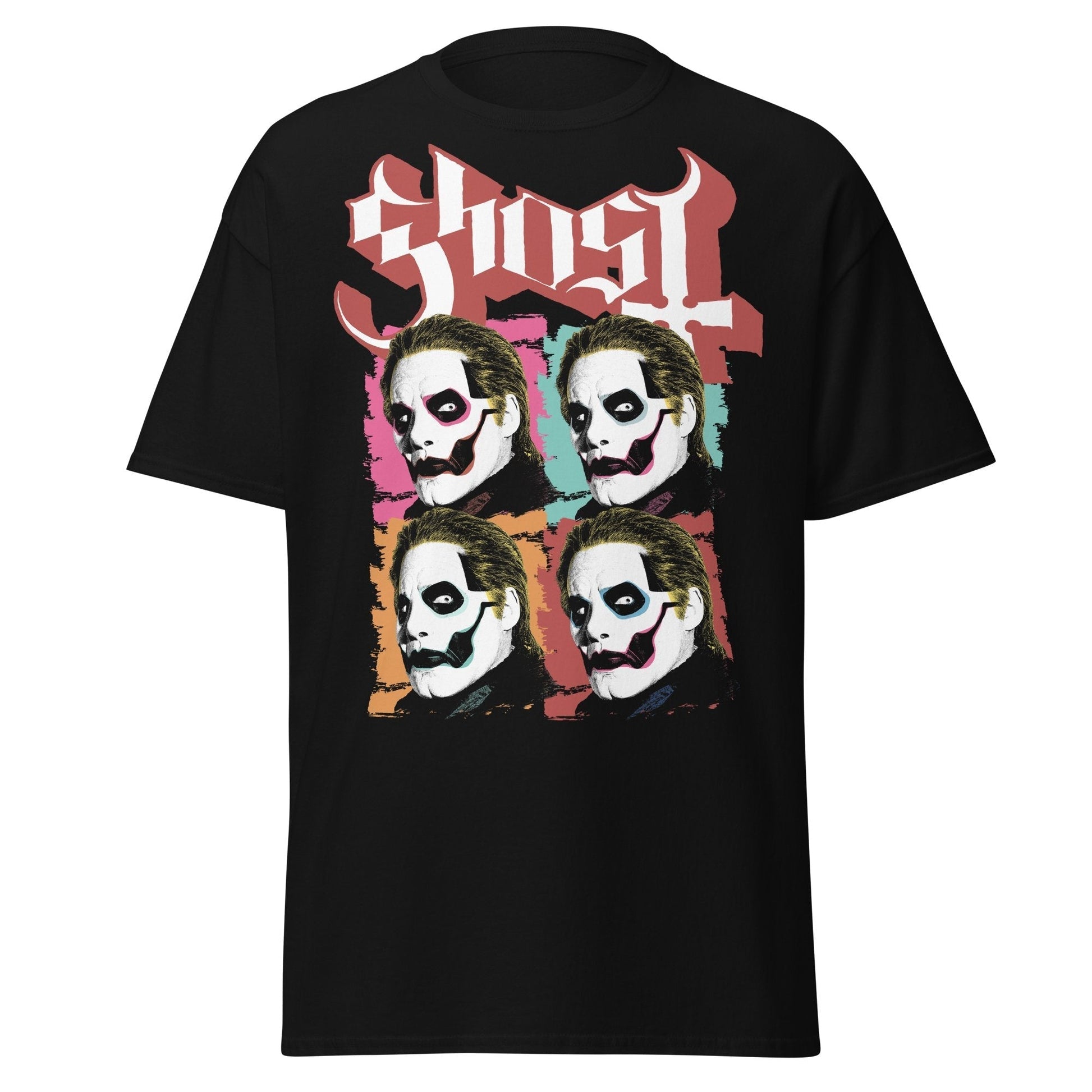 Ghost Quattro Jumbo Print T-shirt Black