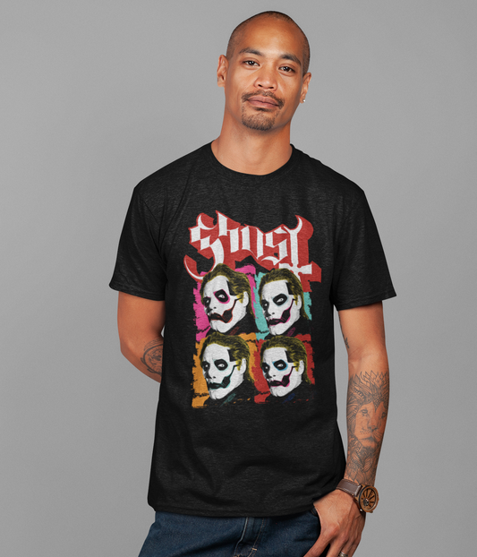 Ghost Quattro Jumbo Print T-shirt Black