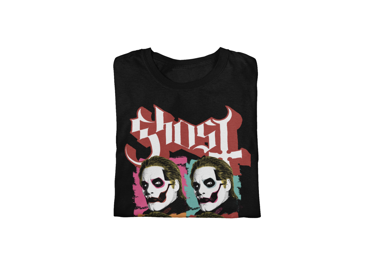 Ghost Quattro Jumbo Print T-shirt Black