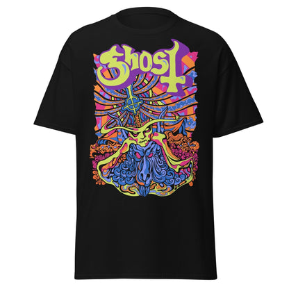 Ghost - Stained Glass Jumbo Print T-Shirt Black