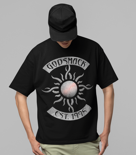Godsmack - Est. 1995 Jumbo Print T-Shirt Black