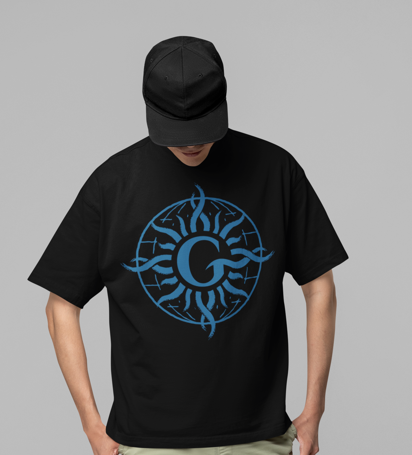 Godsmack - G Compass Logo Jumbo Print T-Shirt Black
