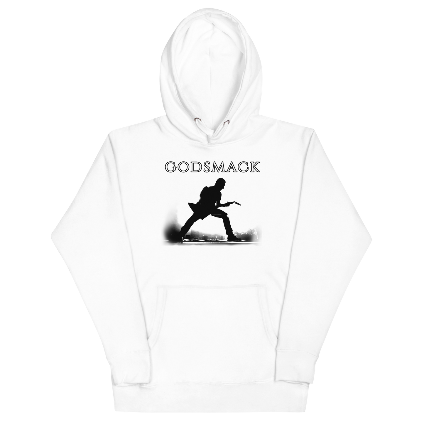 Godsmack Lean In Sillouhete Classic Hoodie White