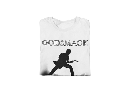 Godsmack - Lean In Sillouhete Jumbo Print T-Shirt White