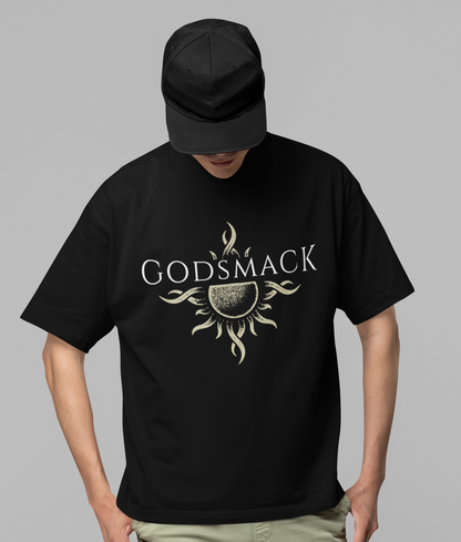 Godsmack - Moon Comes Up Jumbo Print T-Shirt Black