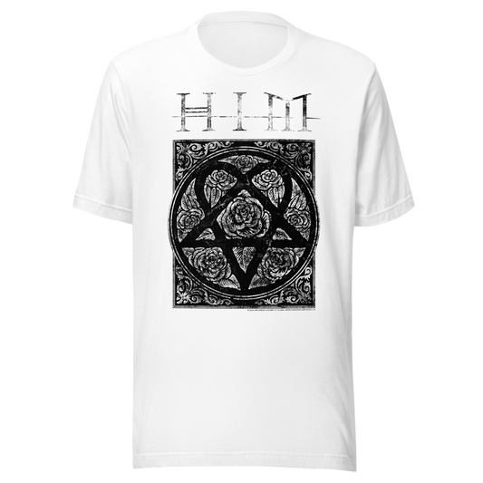 HIM - Chapel Jumbo Print T-Shirt White
