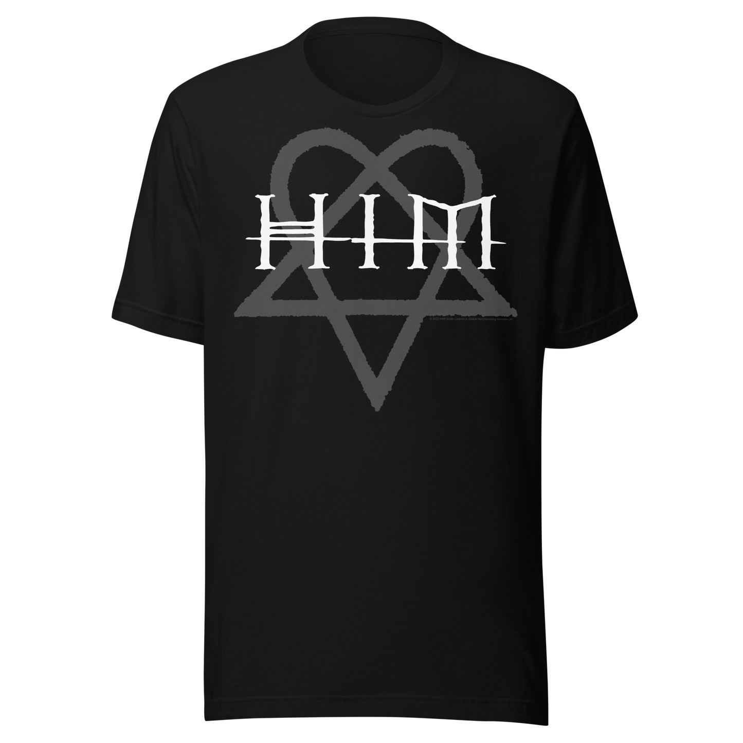 HIM - Dark Heart Jumbo Print T-Shirt Black
