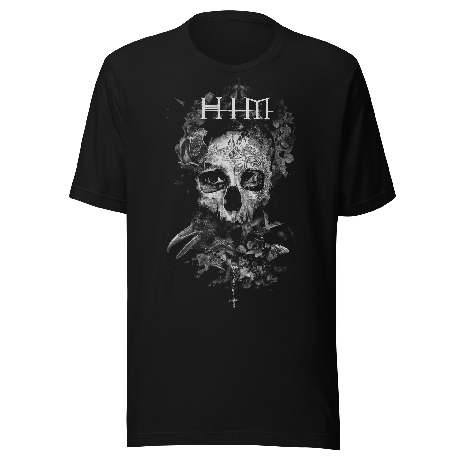 HIM - Dark Light Jumbo Print T-Shirt Black
