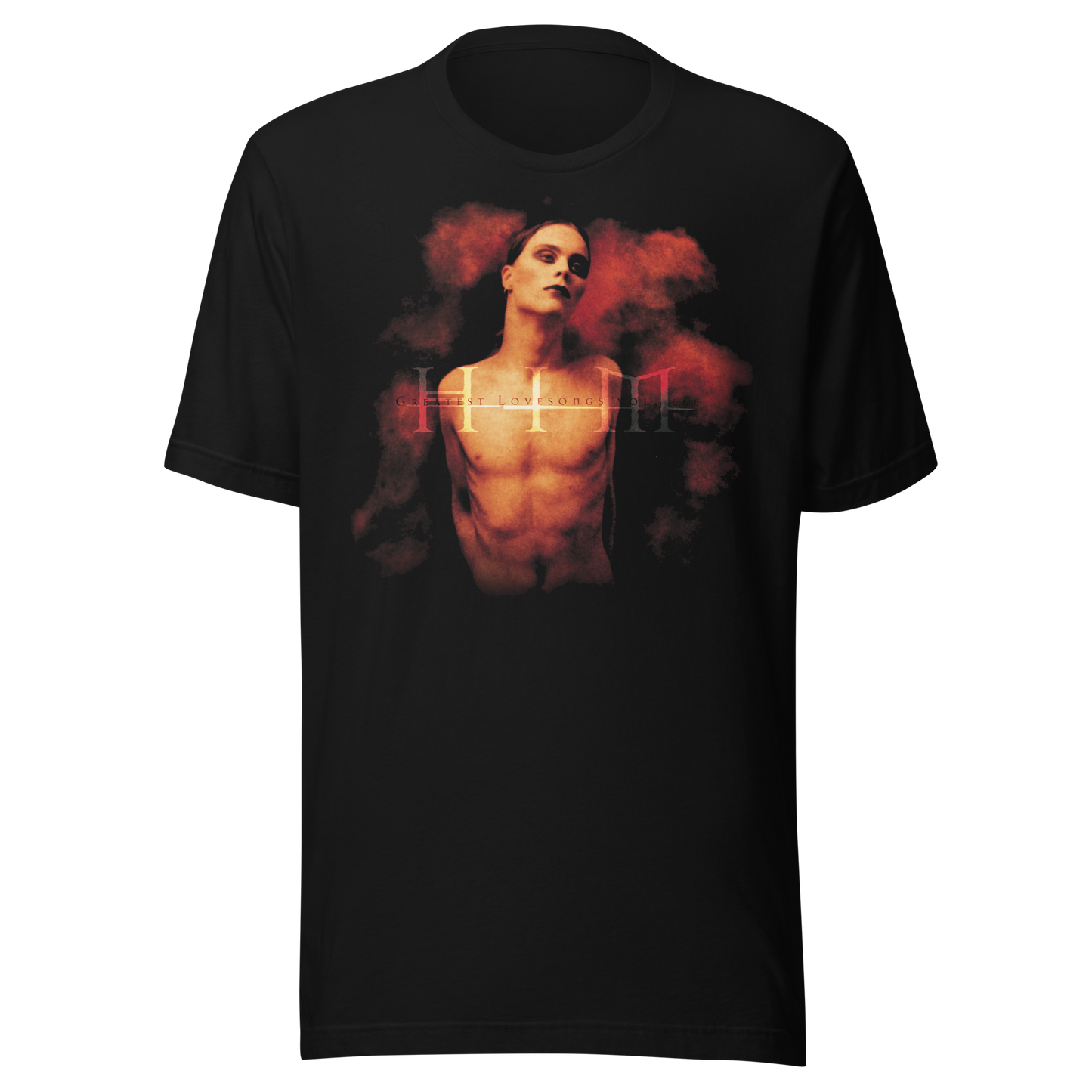 HIM - Deep Shadows Jumbo Print T-Shirt Black