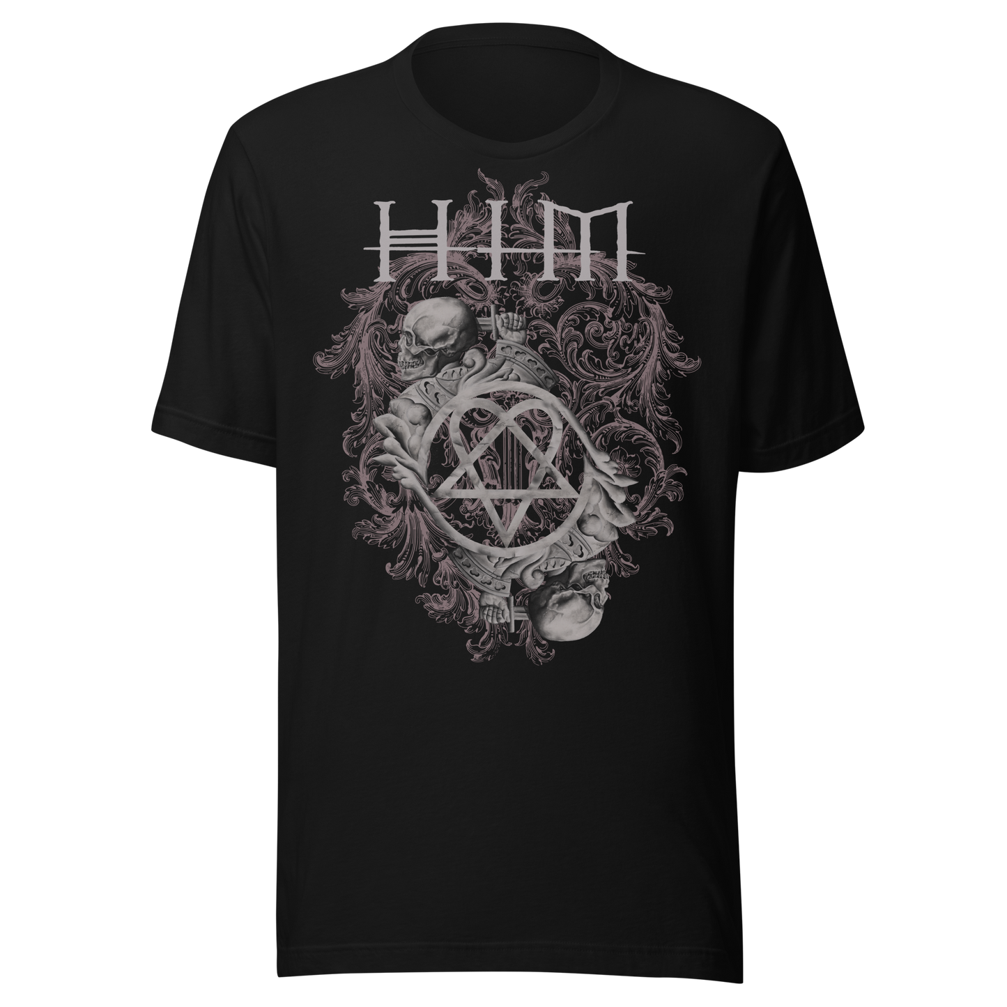 HIM - Finland's Finest Jumbo Print T-Shirt Black