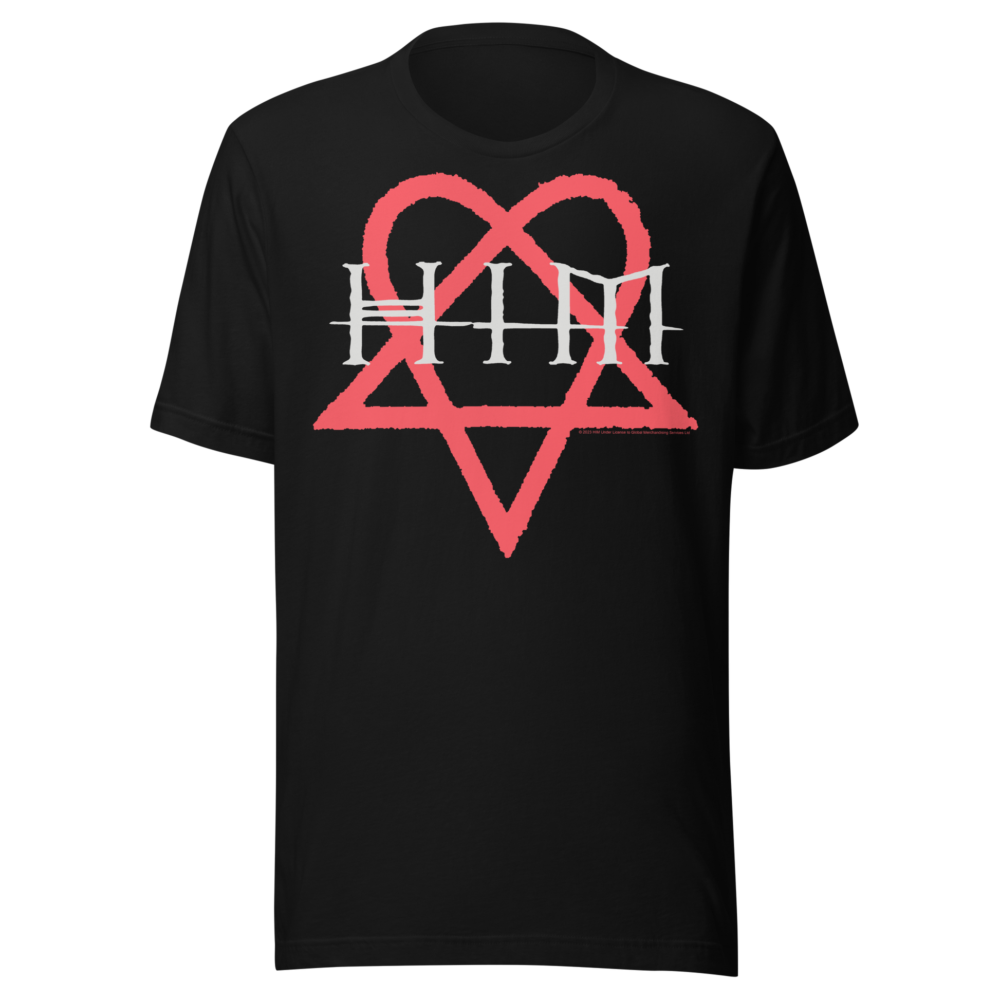 HIM - Heartkiller Jumbo Print T-Shirt Black