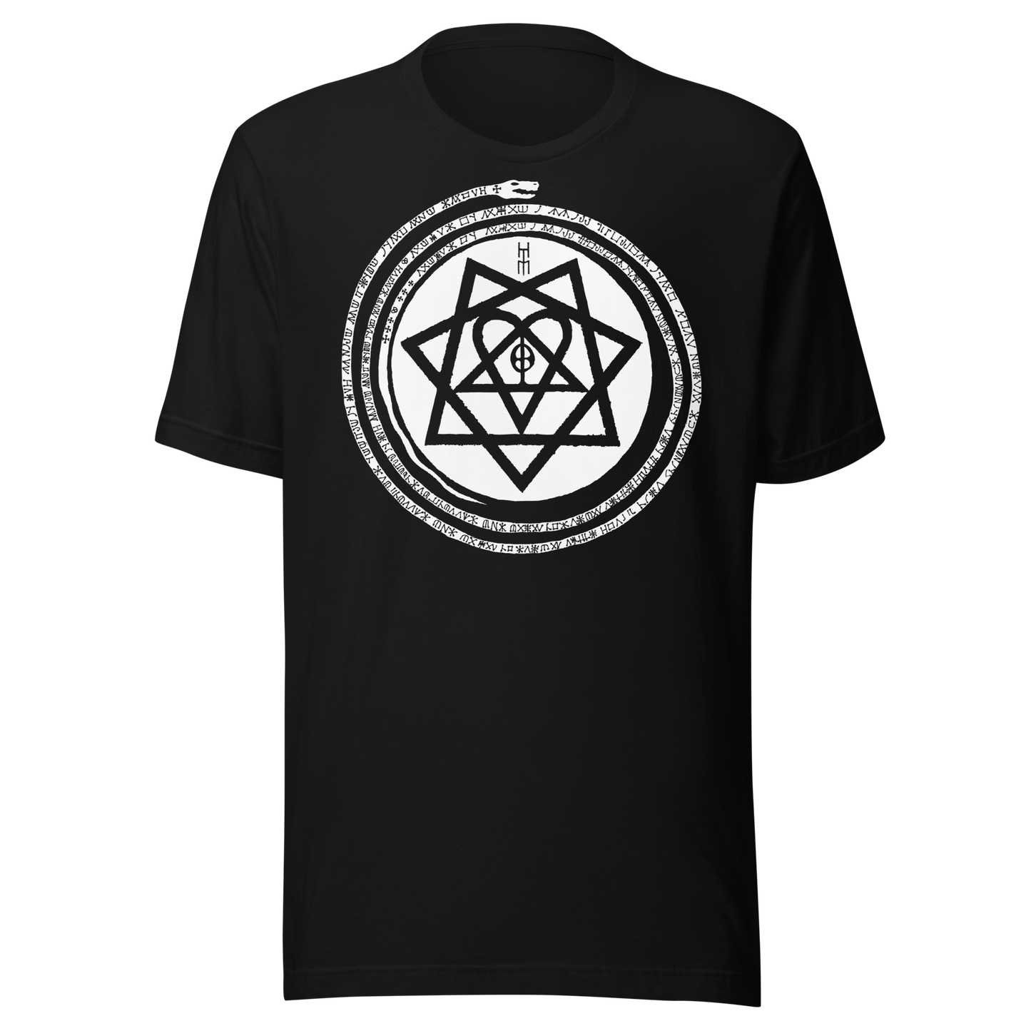 HIM - Inifinity Snake Jumbo Print T-Shirt Black