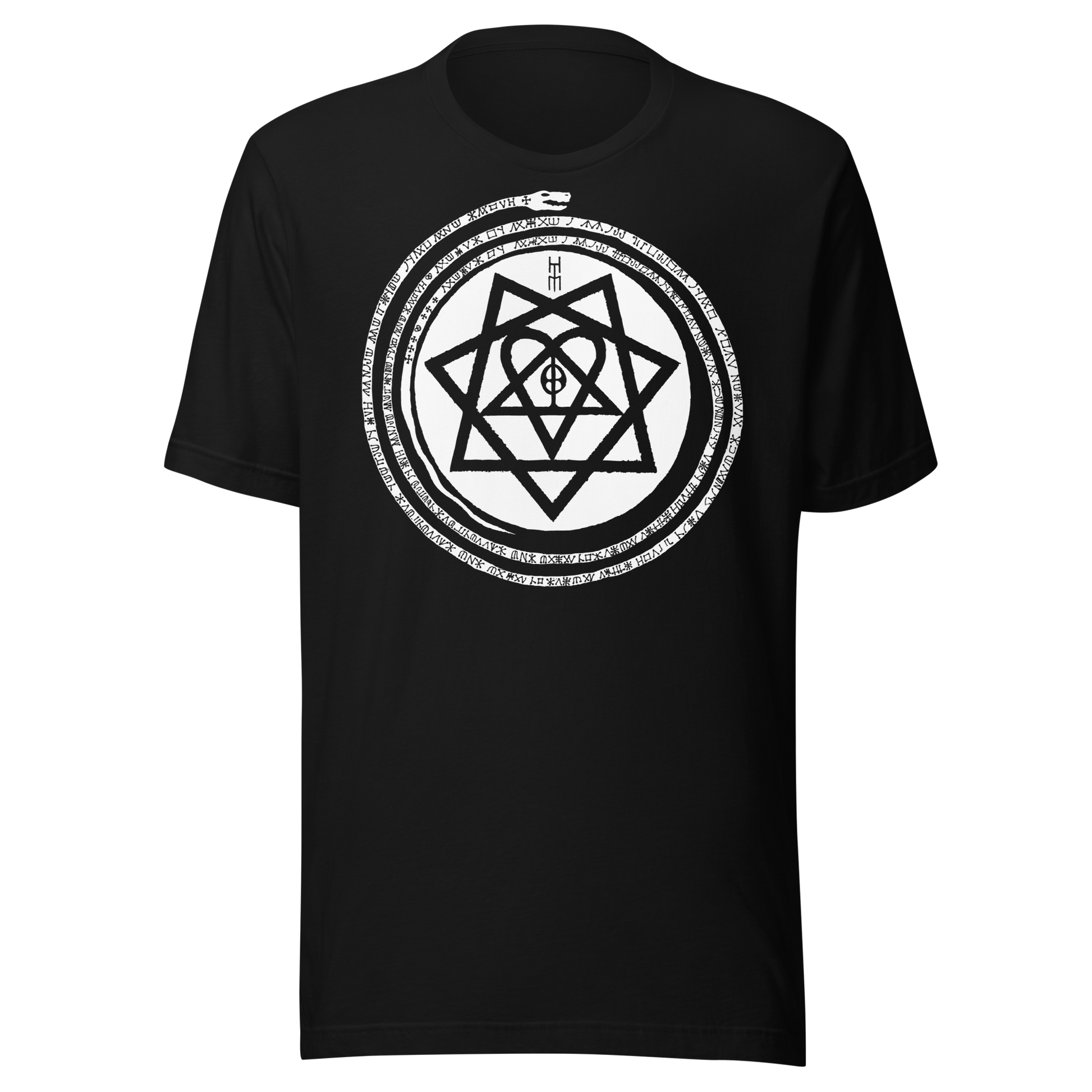 HIM - Inifinity Snake Jumbo Print T-Shirt Black
