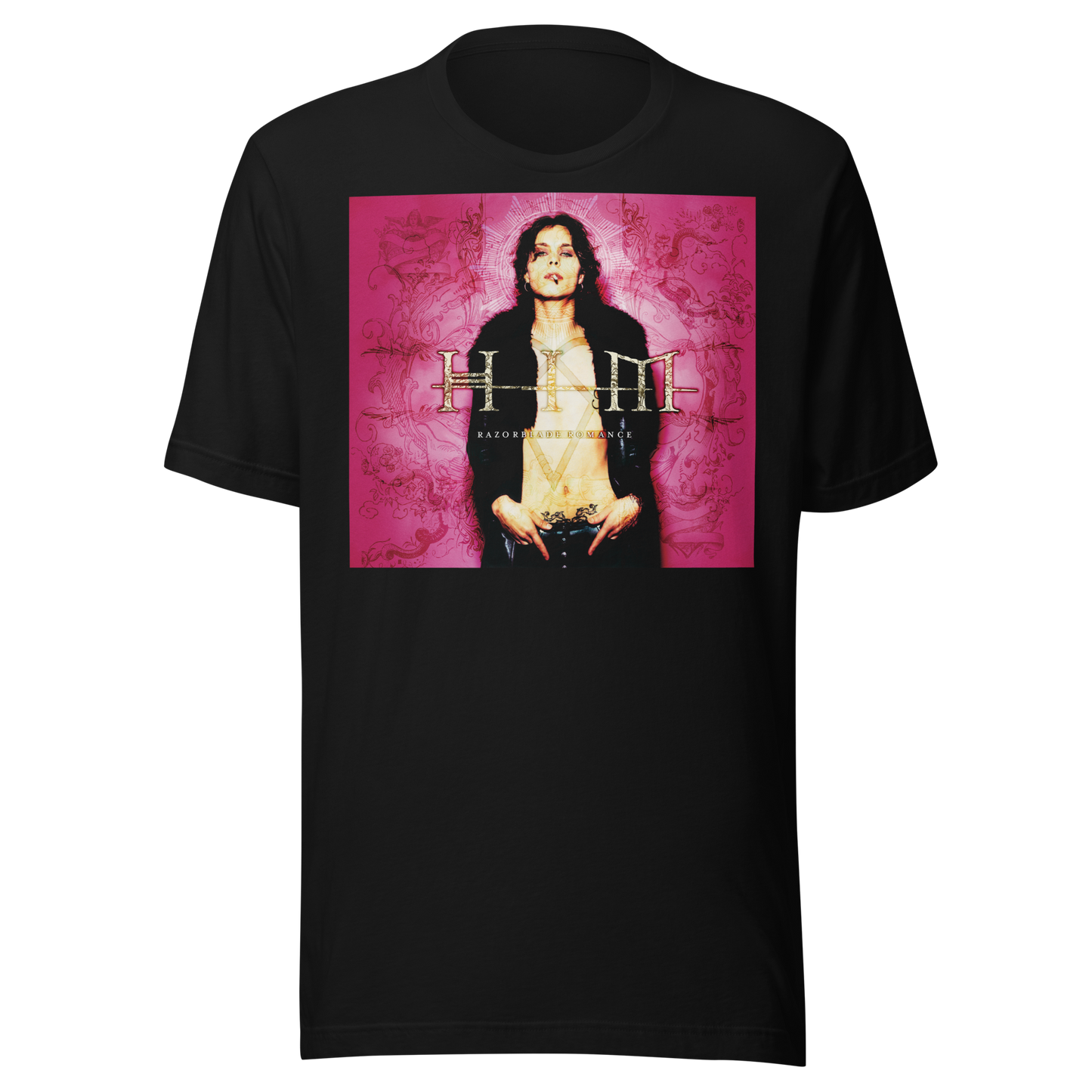 HIM - Razorblade Romance Jumbo Print T-Shirt Black