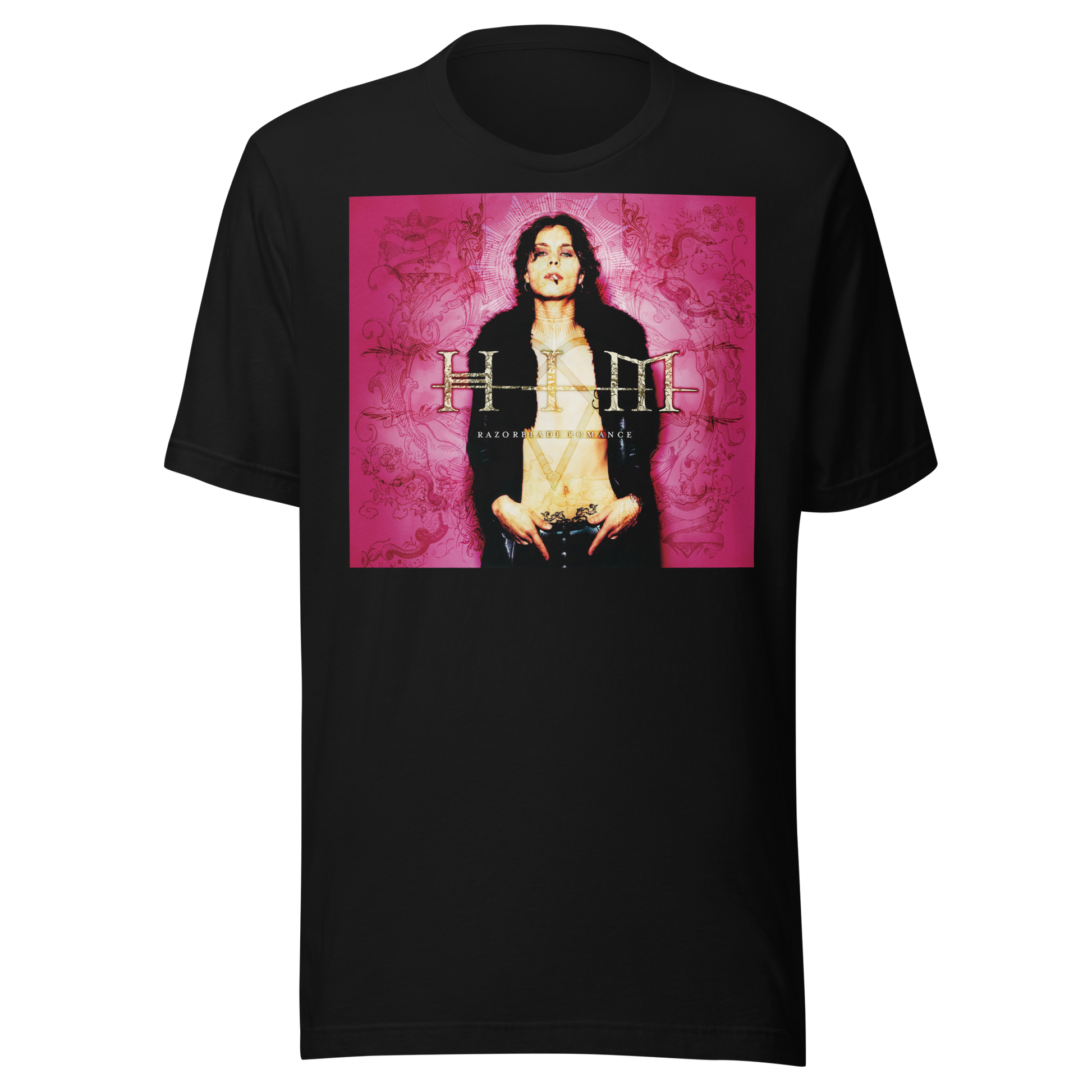 HIM - Razorblade Romance Jumbo Print T-Shirt Black